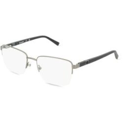 Marcolin Deutschland GmbH Timberland TB1818 Unisex-Brille inkl. Gläser Vollrand Quadratisch Metall-Gestell 55/19/145, Grau