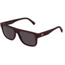 Marchon Germany GmbH Lacoste L6001S Herren-Sonnenbrille Vollrand Quadratisch Kunststoff-Gestell, Rot