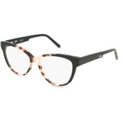 Marchon Germany GmbH DKNY DK5073 Damen-Brille inkl. Gläser Vollrand Rund Acetat-Gestell 52/15/140, Schwarz
