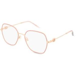 Safilo GmbH Tommy Hilfiger TH 2151 Damen-Brille inkl. Gläser Vollrand Quadratisch Metall-Gestell 53/18/140, Gold