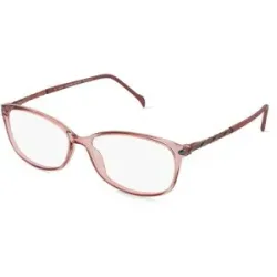 Stepper Eyewear LTD. Fielmann COMFORT 126 FLEX CL Damen-Brille inkl. Gläser Vollrand Oval TR90-Gestell 54/15/135, Lila