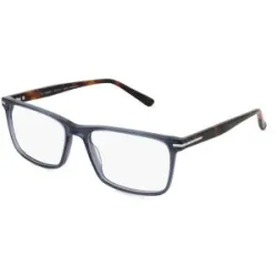 Wenzhou Olive Optical Co., Ltd Fielmann OL 021 CL Herren-Brille inkl. Gläser Vollrand Quadratisch Acetat-Gestell 55/17/145, Blau