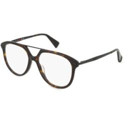 Thélios Kenzo KZ50201I Herren-Brille inkl. Gläser Vollrand Pilot Kunststoff-Gestell 55/16/145, Havanna