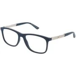 Luxottica Fashion Brillen Vertriebs GmbH Emporio Armani EA3247 Herren-Brille inkl. Gläser Vollrand Quadratisch Kunststoff-Gestell 53/17/145, Blau