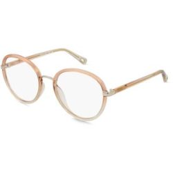 Kering Eyewear Spa Chloé CH0308O Damen-Brille inkl. Gläser Vollrand Rund Kunststoff-Gestell 53/20/140, Orange