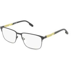 Marcolin Deutschland GmbH Adidas SP5074 Herren-Brille inkl. Gläser Vollrand Quadratisch Metall-Gestell 55/16/145, Schwarz