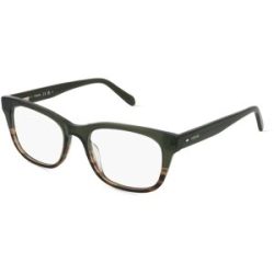 Safilo GmbH Fossil 7169 Herren-Brille inkl. Gläser Vollrand Quadratisch Acetat-Gestell 52/18/145, Grün