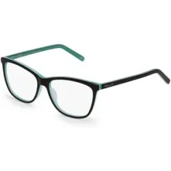 Polar Revert Polar 949 Damen-Brille inkl. Gläser Vollrand Quadratisch Kunststoff-Gestell 56/15/140, Schwarz