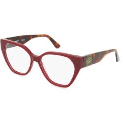 Marchon Germany GmbH Karl Lagerfeld KL6053 Unisex-Brille inkl. Gläser Vollrand Quadratisch Zylonit (Celluloseacetat)-Gestell 54/16/140, Rot
