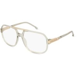 Safilo GmbH Carrera 1134 Damen-Brille inkl. Gläser Vollrand Quadratisch Kunststoff-Gestell 57/16/145, Grau