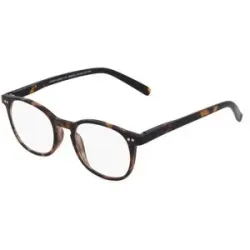 Brille. JUNIOR G35500 havanna +1.00 dpt. Panto-Kunststoffbrille mit passendem Etui