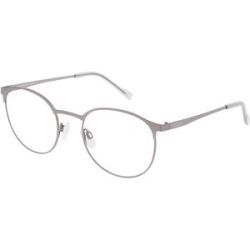 Eschenbach Optik GmbH Eschenbach 820982 Herren-Brille inkl. Gläser Vollrand Panto Titan-Gestell 52/21/145, Grau