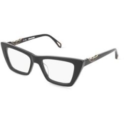 DE RIGO Vision D.A.CH. GmbH Zadig & Voltaire VZV426 Damen-Brille inkl. Gläser Vollrand Butterfly Kunststoff-Gestell 53/19/140, Schwarz