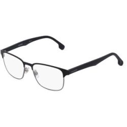 Safilo GmbH Carrera 138/V Herren-Brille inkl. Gläser Vollrand Quadratisch Metall-Gestell 54/17/150, Schwarz