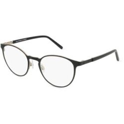 Eschenbach Optik GmbH MINI EYEWEAR 742039 Unisex-Brille inkl. Gläser Vollrand Panto Metall-Gestell 50/20/140, Schwarz