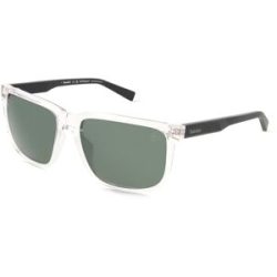 Marcolin Deutschland GmbH Timberland TB00037 Herren-Sonnenbrille Vollrand Quadratisch Kunststoff-Gestell, Transparent