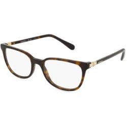 Luxottica Fashion Brillen Vertriebs GmbH Swarovski SK2003 Damen-Brille inkl. Gläser Vollrand Quadratisch Acetat-Gestell 52/18/140, Havanna
