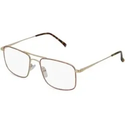 Wenzhou Bada Optical Co. , LTD Fielmann BD 435 CL Herren-Brille inkl. Gläser Vollrand Quadratisch Edelstahl-Gestell 53/18/140, Gold