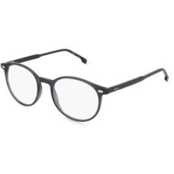 Safilo SpA BOSS 1885 Herren-Brille inkl. Gläser Vollrand Panto Acetat-Gestell 51/20/150, Grau