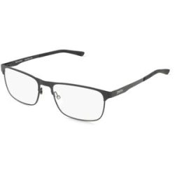 Safilo GmbH Smith SPROCKET Herren-Brille inkl. Gläser Vollrand Quadratisch Edelstahl-Gestell 55/17/140, Schwarz