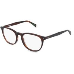 Safilo GmbH Levi?s LV 5096 Herren-Brille inkl. Gläser Vollrand Panto Acetat-Gestell 51/20/145, Braun