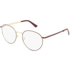 Marcolin Deutschland GmbH Guess GU2868 Unisex-Brille inkl. Gläser Vollrand Rund Metall-Gestell 51/18/140, Rot