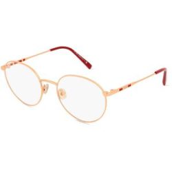 Marcolin Deutschland GmbH Tod's TO5283 Unisex-Brille inkl. Gläser Vollrand Rund Metall-Gestell 51/19/140, Gold