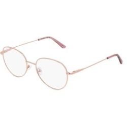 Marchon Germany GmbH Calvin Klein CK19130 Unisex-Brille inkl. Gläser Vollrand Panto Metall-Gestell 52/18/140, Pink