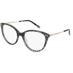Safilo GmbH Missoni 0109 Damen-Brille inkl. Gläser Vollrand Cat Eye Acetat-Gestell 54/18/140, Schwarz