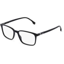 Safilo SpA Boss 1436 Damen-Brille inkl. Gläser Halbrand Quadratisch Metall-Gestell 55/16/145, Schwarz