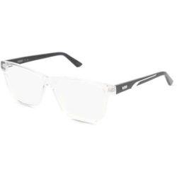 Kering Eyewear Spa Puma PU0470O Unisex-Brille inkl. Gläser Vollrand Quadratisch Kunststoff-Gestell 57/14/145, Transparent