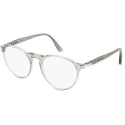 Luxottica Fashion Brillen Vertriebs GmbH Persol 0PO3286V Herren-Brille inkl. Gläser Vollrand Panto Acetat-Gestell 51/19/140, Grau