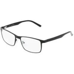 Wenzhou Olive Optical Co., Ltd Fielmann OL 003 FLEX CL Herren-Brille inkl. Gläser Vollrand Quadratisch Edelstahl-Gestell 54/17/140, Schwarz