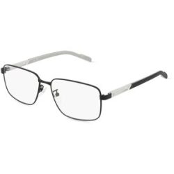 Marcolin Deutschland GmbH Adidas SP5049 Unisex-Brille inkl. Gläser Vollrand Quadratisch Metall-Gestell 53/14/145, Schwarz