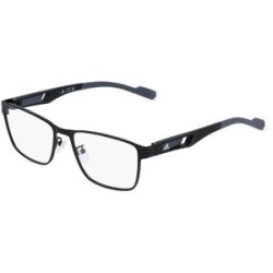 Marcolin Deutschland GmbH Adidas SP5034 Unisex-Brille inkl. Gläser Vollrand Quadratisch Metall-Gestell 55/17/145, Schwarz