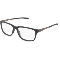 Safilo GmbH Smith SPINDLE Herren-Brille inkl. Gläser Vollrand Quadratisch PET-Gestell 55/17/140, Schwarz