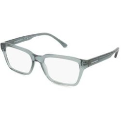 Luxottica Fashion Brillen Vertriebs GmbH Emporio Armani EA3192 Herren-Brille inkl. Gläser Vollrand Quadratisch Acetat-Gestell 53/18/145, Blau