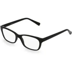 Zhangzhou Agilton Optical Co., Ltd. Fielmann MC 445 CL Damen-Brille inkl. Gläser Vollrand Quadratisch Propionat-Gestell 51/16/135, Schwarz