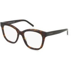 Thélios Givenchy GV50069I Damen-Brille inkl. Gläser Vollrand Geometrisch Acetat-Gestell 53/18/145, Havanna