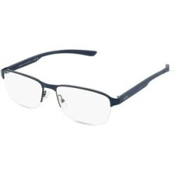 Luxottica Fashion Brillen Vertriebs GmbH Armani Exchange AX1061 Herren-Brille inkl. Gläser Halbrand Quadratisch Metall-Gestell 57/17/140, Blau