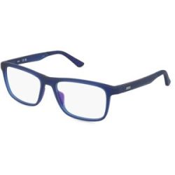 Marchon Germany GmbH zeiss ZS23538 Unisex-Brille inkl. Gläser Vollrand Quadratisch Kunststoff-Gestell 55/17/145, Blau