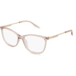 Marchon Germany GmbH Converse CV8014 N Damen-Brille inkl. Gläser Vollrand Cat Eye Acetat-Gestell 53/15/140, Transparent