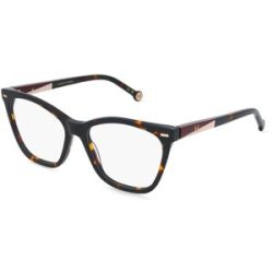 Safilo GmbH Carolina Herrera HER 0362 Damen-Brille inkl. Gläser Vollrand Butterfly Acetat-Gestell 55/16/145, Havanna