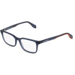 Marcolin Deutschland GmbH Adidas Originals OR5043 Unisex-Brille inkl. Gläser Vollrand Quadratisch Acetat-Gestell 53/17/145, Blau