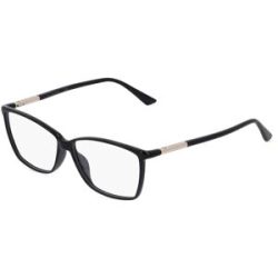 Marchon Germany GmbH Calvin Klein CK21524 Unisex-Brille inkl. Gläser Vollrand Butterfly Kunststoff-Gestell 55/12/140, Schwarz
