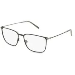 FERDINAND MENRAD GmbH & Co KG Fielmann 2217 CL Herren-Brille inkl. Gläser Vollrand Quadratisch Edelstahl-Gestell 55/17/145, Grün