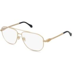 Luxottica Fashion Brillen Vertriebs GmbH Versace VE1307 Herren-Brille inkl. Gläser Vollrand Pilot Metall-Gestell 59/12/140, Gold