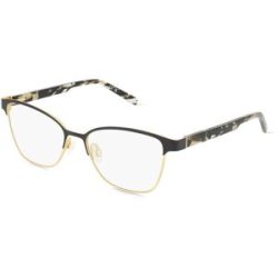 Marchon Germany GmbH DKNY DK3007 Unisex-Brille inkl. Gläser Vollrand Butterfly Metall-Gestell 52/16/135, Schwarz