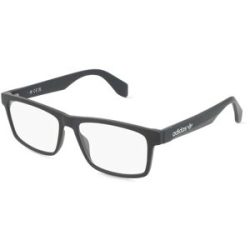 Marcolin Deutschland GmbH Adidas OR5027 Unisex-Brille inkl. Gläser Vollrand Quadratisch Kunststoff-Gestell 54/15/145, Schwarz