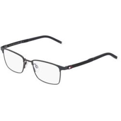 Safilo GmbH Tommy Hilfiger TH1919 Herren-Brille inkl. Gläser Vollrand Quadratisch Metall-Gestell 53/19/145, Grau